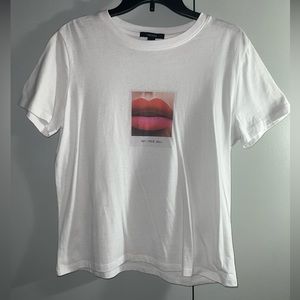 Forever 21 “Not Your Doll” White tee 👄🩷🤍